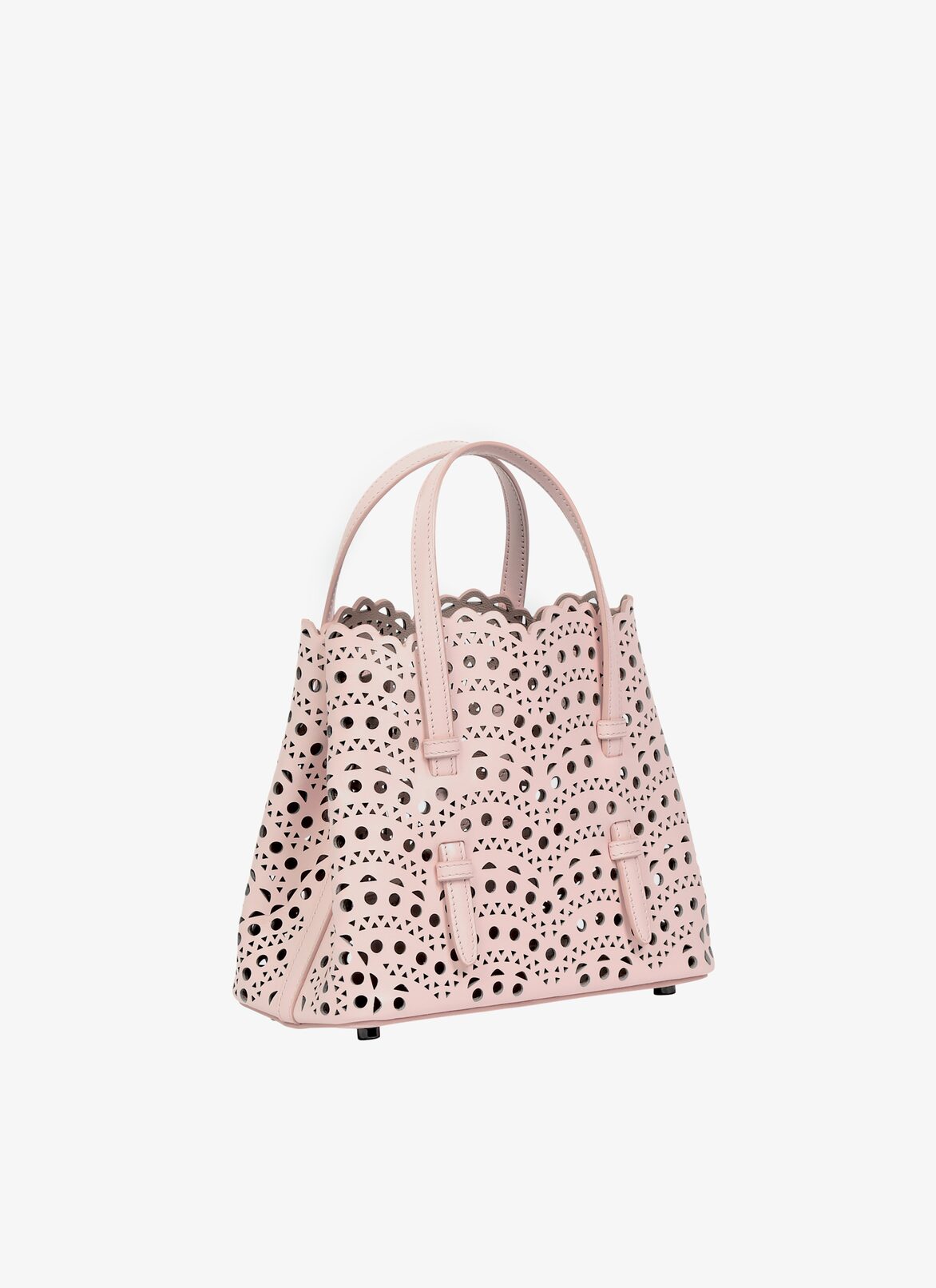 MINA 20 BAG IN VIENNE WAVE CALFSKIN ALAÏA PINK MINA 20 BAG IN VIENNE WAVE CALFSKIN